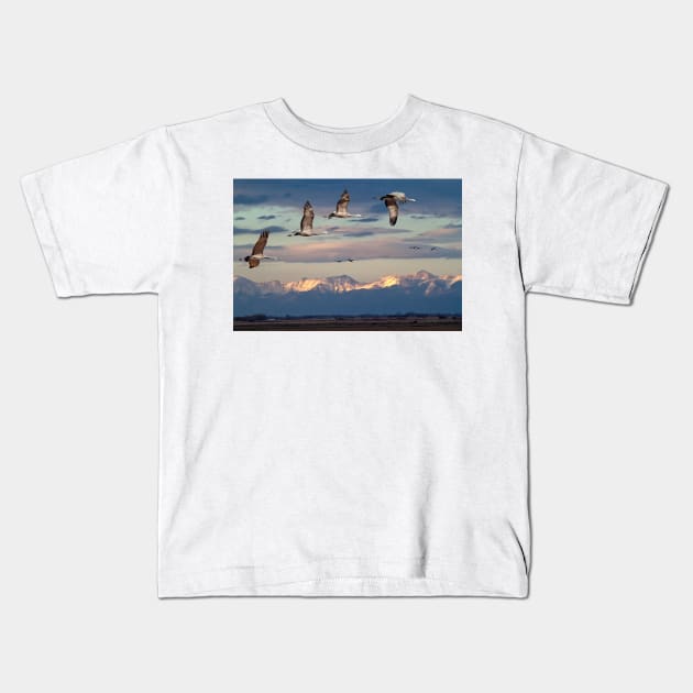 Time to Fly Home Kids T-Shirt by valentina9